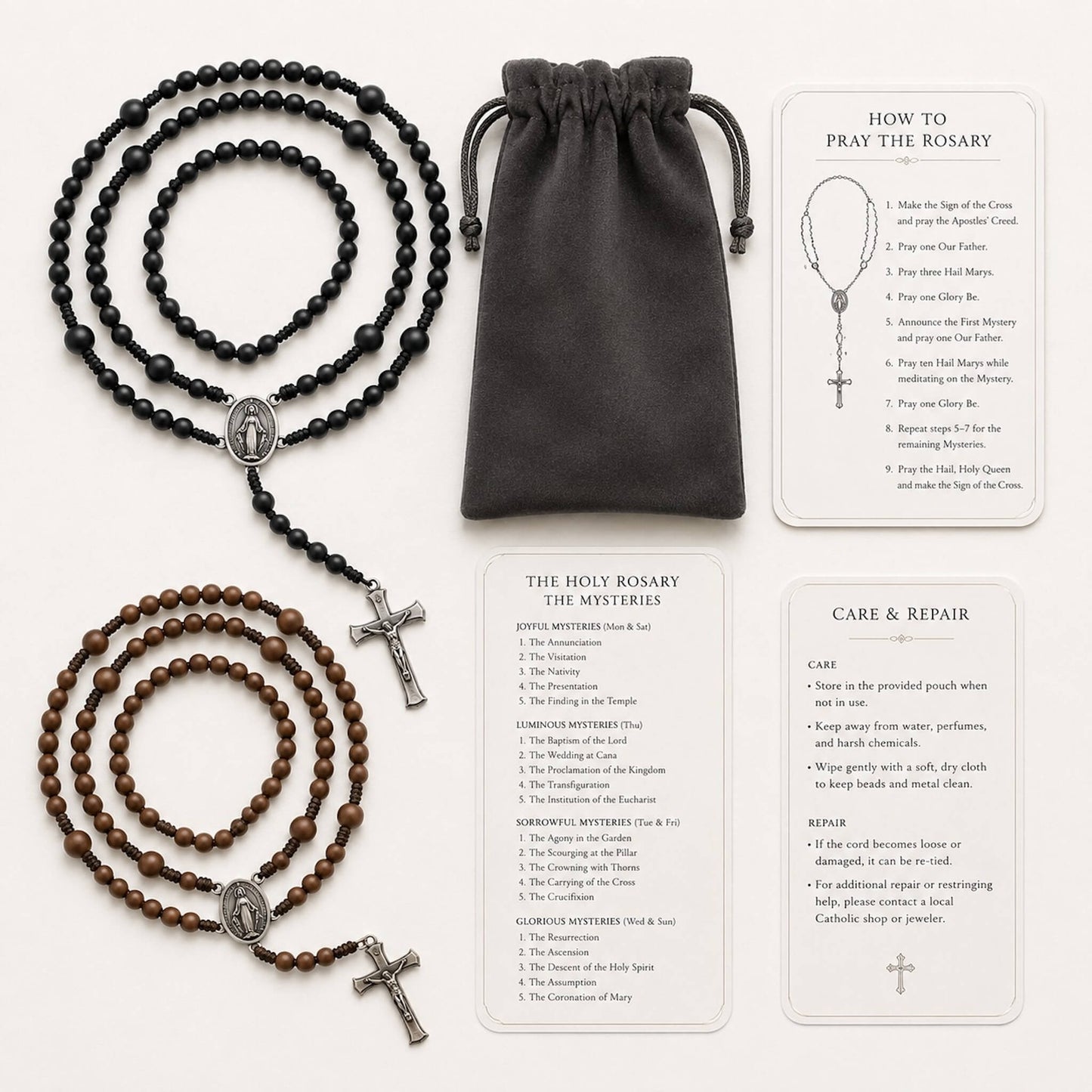 Compact Everyday Rosary — Durable Catholic Pocket Rosary